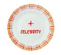Tognana Piatto Dessert Celebrity Good Vibes D 20,5 Cm New Bone China Multicolor