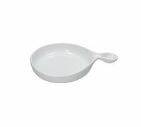 Tognana piatto gourmet da portata in finissima porcellana rotondo 28 x 20 cm con