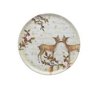 Tognana Piatto Panettone Cinzia Bamby Natale 31 Cm Porcellana Multicolor