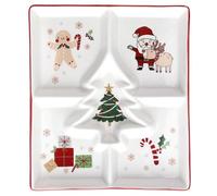 Tognana | Piatto Serving cm 22x26 NEW MILK&C Happy Santa