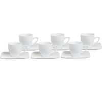 Tognana plaza tazza the con piatto cc 220 in fine porcellana bianca
