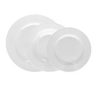 Tognana Polis Circles, Servizio Piatti per 6 persone,18 Pezzi, Porcellana, Bianco