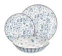 Tognana Porcellane MC070186190 servizio da tavola 18 pz Porcellana Blu, Bianco Tognana Porcellane