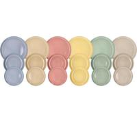 Tognana Rhapsody, Servizio piatti 18 pezzi per 6 persone, Stoneware, Multicolor