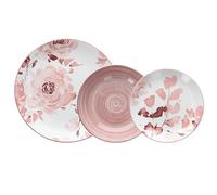 Tognana Porcellane Roselyn servizio da tavola 18 pz Porcellana Rosa, Bianco Tognana Porcellane
