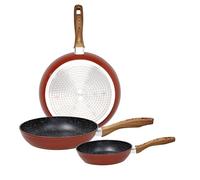 Tognana Rustic Stone Set 3 padelle da 20, 24 e 28 cm