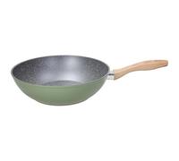 Tognana Sage Stone, Wok 1 manico 28 cm, alluminio, verde