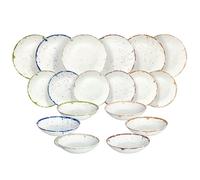 Tognana Servizio Tavola Moon Osteria Contemporanea 18 Pz Multicolor