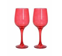 Tognana Set 2 Calici in vetro Rosso Passion