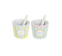 Tognana Set 2 Pezzi Coppe Gelato con Cucchiaino Madrid 260 cc