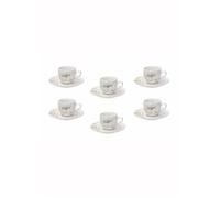 Tognana Set 6 Tazzine Caffè Poesia