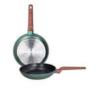 Tognana Shiny Green, set 2 padelle 24/28 cm, alluminio, verde