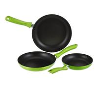 TOGNANA SHINY GREEN V279133SHGR SET 3 PADELLE A INDUZIONE VERDI