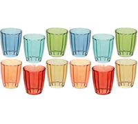 Tognana Siviglia, confezione 6 bicchieri cc 310, vetro, multicolor (Confezione da 2)