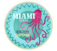 Tognana Sottopiatto Miami Serving Summer Time 33 Cm Decorativo Polipropilene Verde