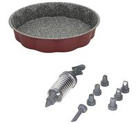 Tognana Sweet Cherry Set Stampo Corolla con siringa da pasticcere, Acciaio al Carbonio