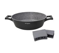 Tognana, Ambiziosa, tegame a 2 manici cm 32, alluminio, nero