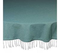 Tognana Tovaglia Chambray Textile Rotonda D 170 Cm Verde