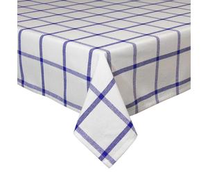 Tognana Tovaglia Picnic Blu Textile 150 x 300 Cm Bianco Blu