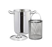 Tognana Vanitosa, asparagera con cestello e coperchio cm 16 - acciaio inox V57AS30INSL