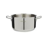 Tognana Vanitosa Casseruola da 24 cm con 2 Manici, Acciaio Inossidabile, Argento