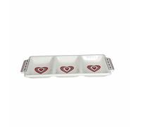 Tognana Vassoio 3 scomparti Dolce Casa Loving Heart 9220 Rosso