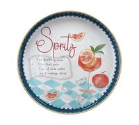 Tognana Vassoio Rotondo Spritz Serving Summer Time D 38 Cm Decorativo Polipropilene Multicolor