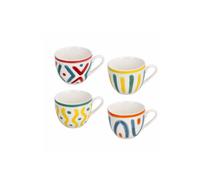 Tognana Vietri Set 4 Tazzine Caffè senza piattino