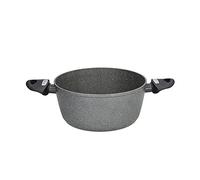 Tognana WI75814AMNF Casseruola 2 Manici Mythos, Alluminio, Grigio, 20