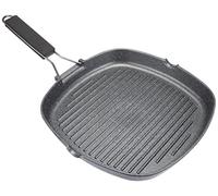 Tognana WI758BCAMNF Grill Quadra con Manico Pieghevole Mythos, Alluminio, Grigio, 1