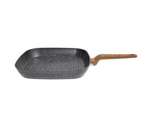 Tognana Wild Stone, Grill quadra 28 x 28 cm, alluminio, grigio