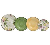 Tognana Zagara, Servizio piatti per 6 persone,18 pezzi, stoneware multicolor