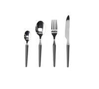 Servizio posate acciaio Zen 24pz antracite