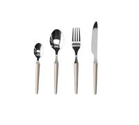 Servizio posate acciaio Zen 24pz crema