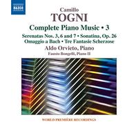 Togni Camillo - Opere Per Pianoforte (Integrale), Vol.3