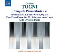 Togni Camillo - Opere Per Pianoforte (Integrale), Vol.4