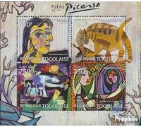 Togo 4463-4466 Minifoglio (Completa. Edizione) MNH ** MNH 2012 Pablo Picaso (1881-1973) (Francobolli per i Collezionisti) Pittura