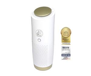 toGo Filter Mini purificatore d'aria con batteria - portatile e piccolo - HEPA 13 & carbone attivo - sensore intelligente - per auto, aereo, viaggi, ufficio, persone allergiche contro polline - USB