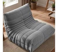 Togo Fireside Chair, High-density Sponge Corner Bean Bag Chairs, Comfy Lazy Floor Sofas, Ergonomic Design Lounge Chair, Compressible Boneless Chair for Living Room, Bedroom, Dorm, Salon, Office