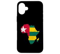 Togo Flag Africa Continent Silhouette Gift Togolese People Custodia per iPhone 16 Plus