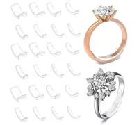 TogtherKings 24 Pezzi Invisible Ring Size Adjuster, Stringi Anello Invisibile, Regolatore Dimensione Anello Trasparente, Riduttore Anello Dito, per Si Adatta A Tutti Gli Anelli, A Tutte Le Dimensioni