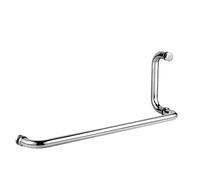 TOGU Maniglia per porta della doccia in acciaio inox SUS304 da 15,7 cm, combinazione di barra portasciugamani da 15,7 cm, può essere utilizzata sia come barra per asciugamani per porta doccia in vetro