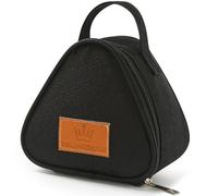 Toguma Triangolare Sacchetto isolato Piccolo riutilizzabile Snack Bags Sandwich Bag con manico e zip Lunch Box per le donne degli uomini Contenitore di alimento per il lavoro Picnic (Nero)