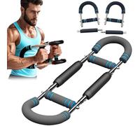 Toguma Twister Braccio Trainer per la donna Uomo, regolabile Espansione del torace Casa Attrezzature per il fitness Petto Allenamento Attrezzature per braccio Petto Ginnico (Nero)