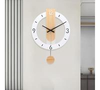 TOHOOYO Orologi da parete Decor moderno silenzioso grande orologio da parete in legno senza ticchettio a batteria orologio al quarzo per soggiorno cucina came