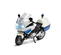 Toi-Toys 29654B - Ruota della polizia 1:20 con luce e suono, per moto della polizia, colore: Bianco