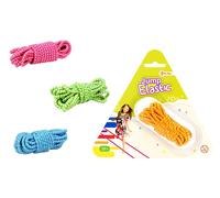 Toi-Toys 68697Z Corde à danser Élastique 2018 4 Assorties Figurine, Multicolored