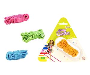 Toi-Toys 68697Z Corde à danser Élastique 2018 4 Assorties Figurine, Multicolored