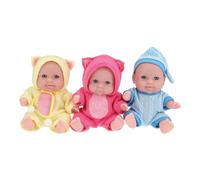 Toi-Toys babypop met kledingset 14 cm lichtroze