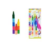 Toi-Toys - Coloured pencils and felt-tip pens, 46015A, multi-coloured